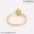 14218 xuping 14k Farbe Kupfer Kupfer Schmuck Frauen Gold Verlobungsring